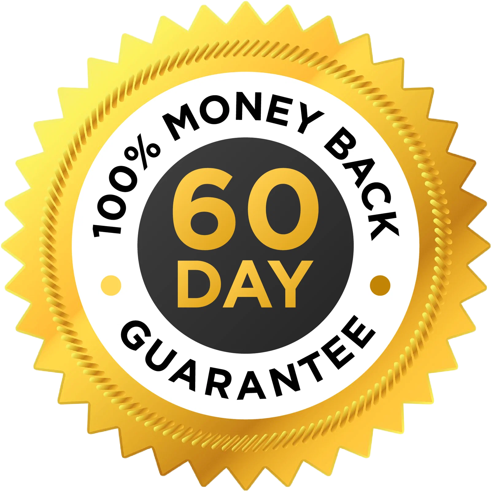 60-Day 100% Money Back Guarantee